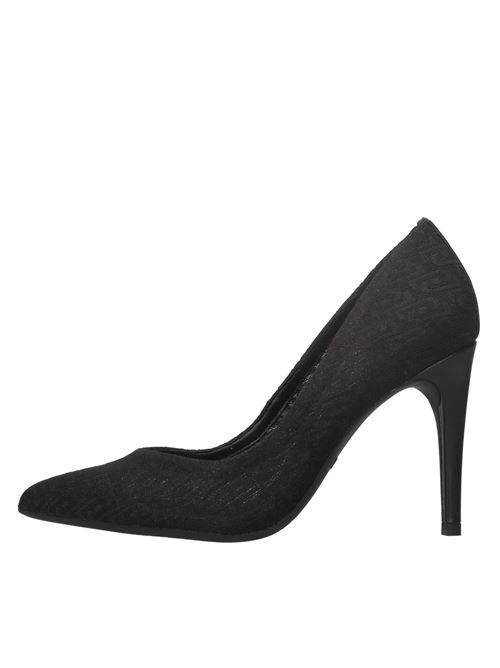 Décolléte in ecopelle e tessuto LIU JO | VICKIE 156 LACE/SPREADINGNERO